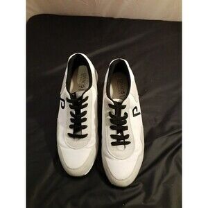 Place Mens Sneakers Black/ White In Great Condition Sz 10.5 Suede  & Mesh